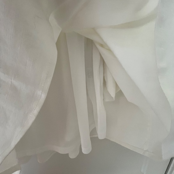 NWOT Entro White Flowy Cotton Dress - Picture 3 of 9